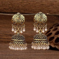 occidental style fashion retro Round temperament lady earring