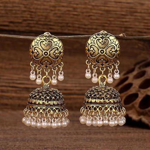 occidental style fashion retro Round temperament lady earring