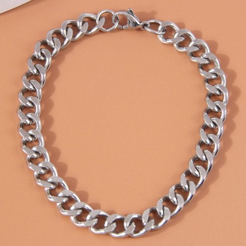 fashion concise stainless steel temperament man bracelet