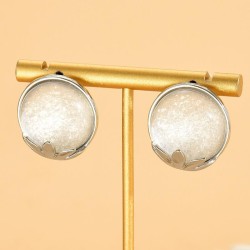Korean style fashion concise Metal accessories geometry Modeling temperament w..