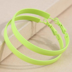 fashion concise color surface circle temperament woman buckle circle