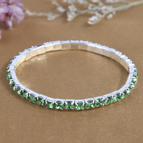 fashion concise row diamond woman elasticity personality bracelet