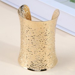 occidental style fashion gold flower concise exaggerating temperament woman ba..
