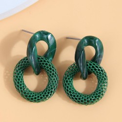 occidental style fashion sweetOL concise circle temperament woman ear stud