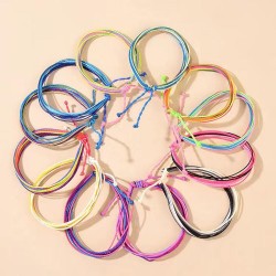 12 fashion concise multilayer establishment rope man bracelet