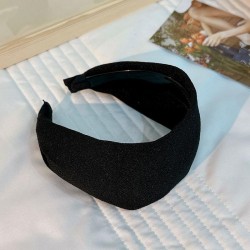 occidental style width Cloth brief pure color Headband  Headband head woman