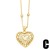 samll hollow love necklace womanins brief all-Purpose heart-shaped pendant clavicle chainnkn