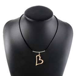 occidental style brief geometry hollow love pendant necklace  samll Irregular ..