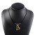 occidental style brief geometry hollow love pendant necklace  samll Irregular sweet chain