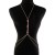 occidental style fashion diamond gem chain  brief Double layer chain woman