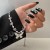  Pearl clavicle chain creative retro butterfly pendant necklace woman samll highnecklace
