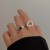 hollow love ring woman opening samllins wind woman fashion