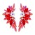 summerins wind occidental style fully-jewelled earrings woman Alloy diamond Earring exaggerating flowers geometry
