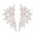 summerins wind occidental style fully-jewelled earrings woman Alloy diamond Earring exaggerating flowers geometry