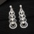 Pearl earrings claw chain diamond long style earring stage fashion temperament brilliant EarringE