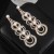 Pearl earrings claw chain diamond long style earring stage fashion temperament brilliant EarringE