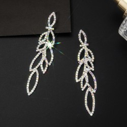 style  Rhinestone claw chain Earring lady exaggerating earring luxurious earri..