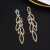style  Rhinestone claw chain Earring lady exaggerating earring luxurious earringsE