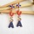  day day creative Alloy embed beads earring WordU personality brief