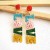 occidental style personality exaggerating creative Alloy beads earrings Word splicelove long style Alloy earring