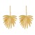 occidental style exaggerating earrings Alloy flowers Earring woman trend Metal leavesearrings