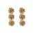 occidental style personality day flowers earrings woman exaggerating multilayer Metal Earring daisy