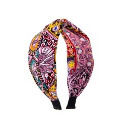 occidental style fashion Headband woman high Bohemia retro pattern width brief..