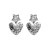 occidental style fashion retro wind earrings geometry Metal Irregular pattern ear stud exaggerating love earring