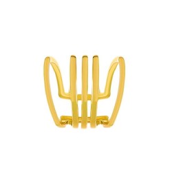 occidental style multilayer hollowu Ear clip womanins retro brief geometry Ear..