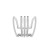 occidental style multilayer hollowu Ear clip womanins retro brief geometry Earring