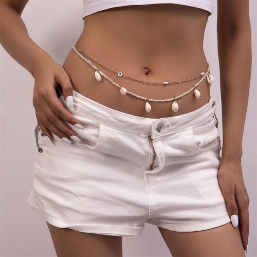 D occidental style Bohemia weave beads woman Street Snap beads chain
