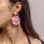 E occidental style flowers handmade earrings Earring woman elegant flowers woman