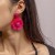 E occidental style flowers handmade earrings Earring woman elegant flowers woman