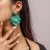 E occidental style flowers handmade earrings Earring woman elegant flowers woman