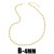 occidental styleins retro beads necklace man woman same style clavicle chain chainnkn