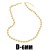 occidental styleins retro beads necklace man woman same style clavicle chain chainnkn