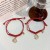  handmade weave Double rope bracelet woman  love lovers rope set