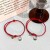  handmade weave Double rope bracelet woman  love lovers rope set