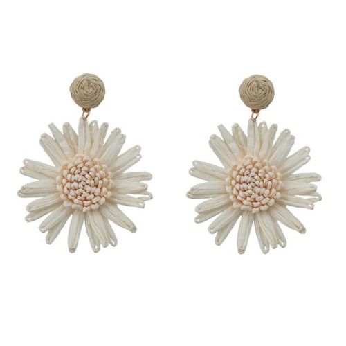 summer earrings occidental style Earring woman weave flowers Bohemiaearrings