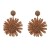 summer earrings occidental style Earring woman weave flowers Bohemiaearrings