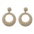 summer earrings occidental style Earring woman Round weave exaggerating Bohemiaearrings