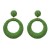 summer earrings occidental style Earring woman Round weave exaggerating Bohemiaearrings