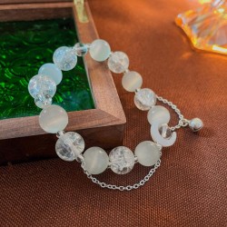 retro Opal beads Moon bracelet samll all-Purpose fashion temperament high woma..