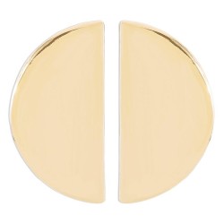 E occidental style exaggerating Metal half Earring  fashion brief mirror creative geometry earrings