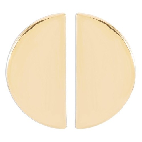 E occidental style exaggerating Metal half Earring  fashion brief mirror creative geometry earrings