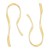 occidental style brief exaggerating asymmetry Metal earrings  retro samll Alloy Earring woman