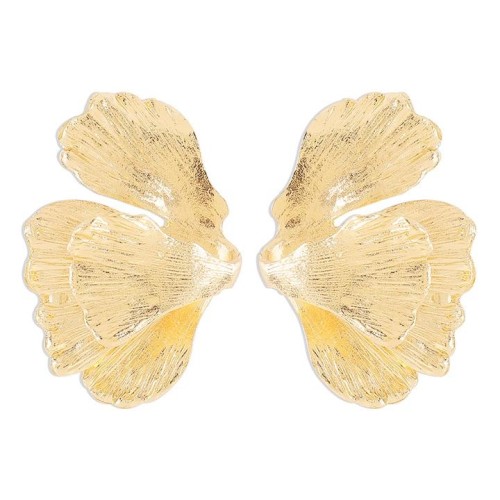 E occidental style fashion exaggerating silver leaves earrings  retro elegant wind creative Alloy Earring