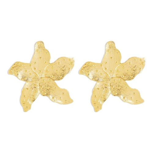 E occidental style fashion geometry starfish Alloy earrings  personality exaggerating creative Metal geometry Ea