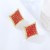 occidental style luxurious embed Zirconium love ear stud personality creative earrings Earring