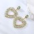 occidental style lovely sweet all-Purpose earrings samll wind color Peach heart high earrings woman